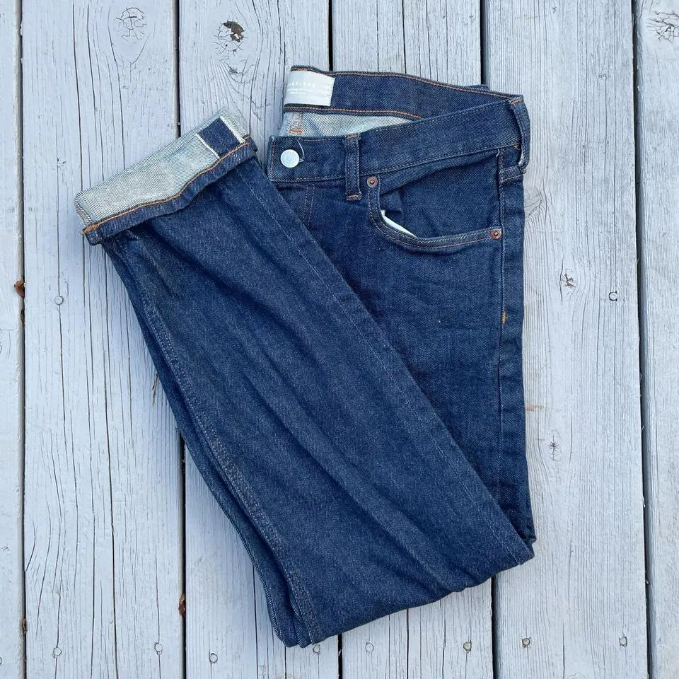 Everlane Men's Blue and Navy Jeans
