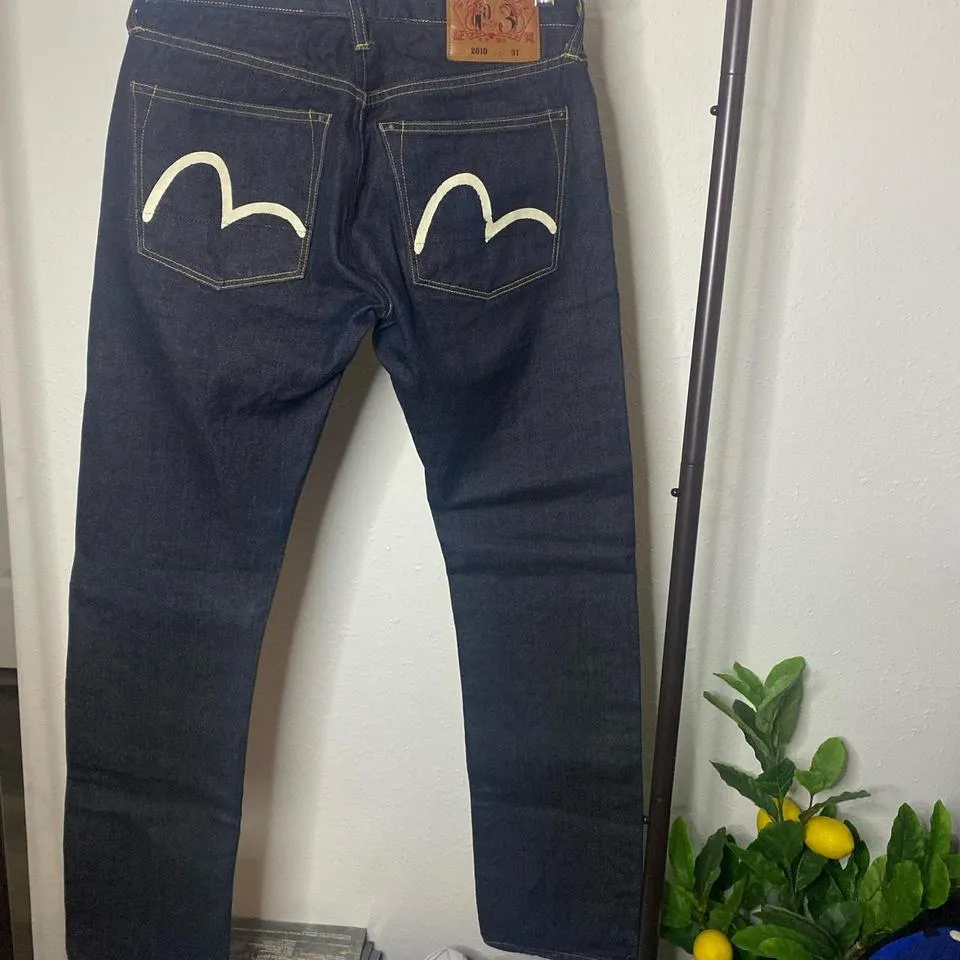 Evisu Men's Navy Jeans