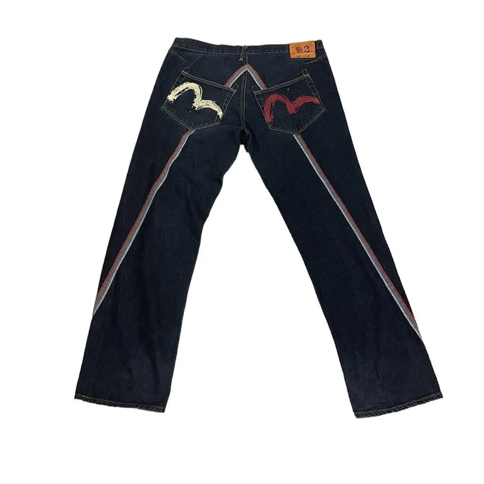 Evisu Men's Navy Jeans