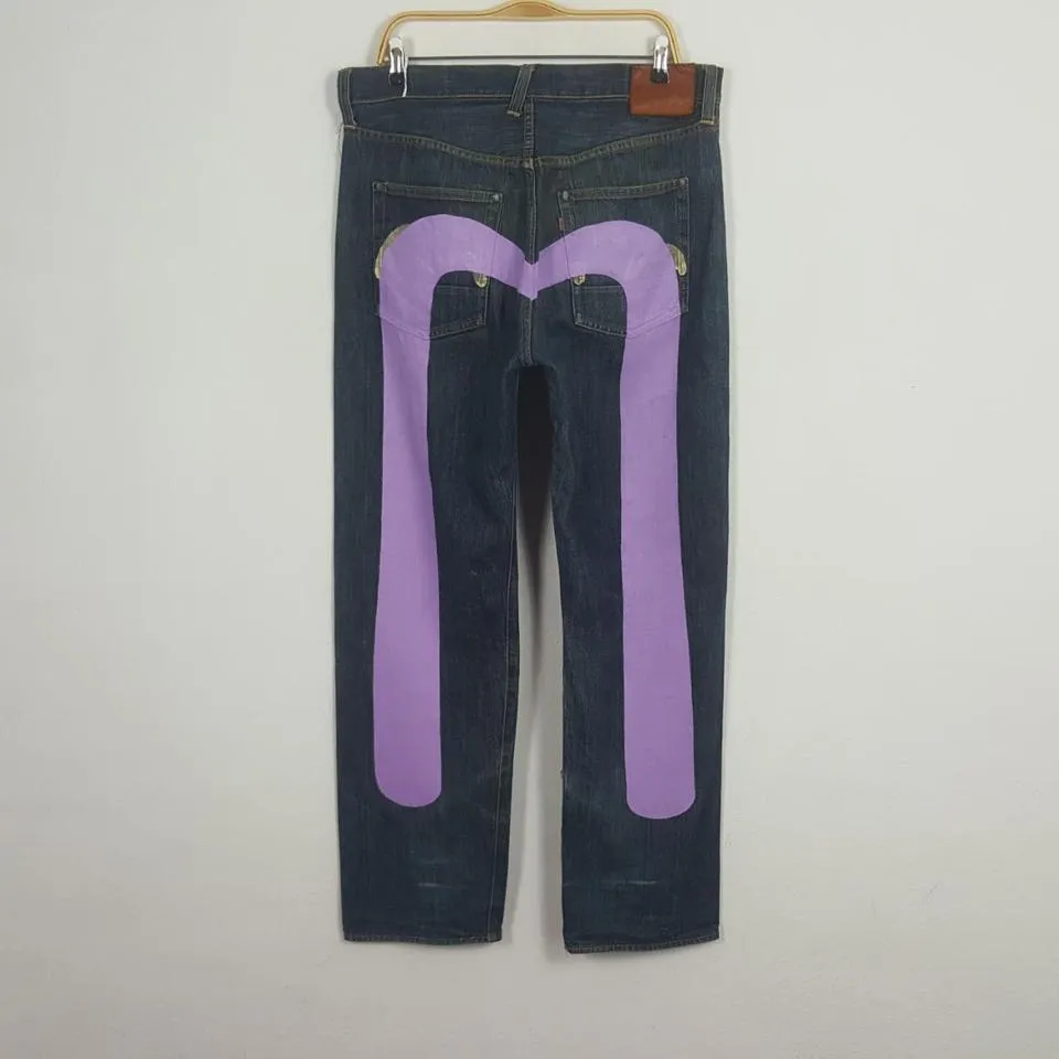 Evisu Men's Navy Jeans