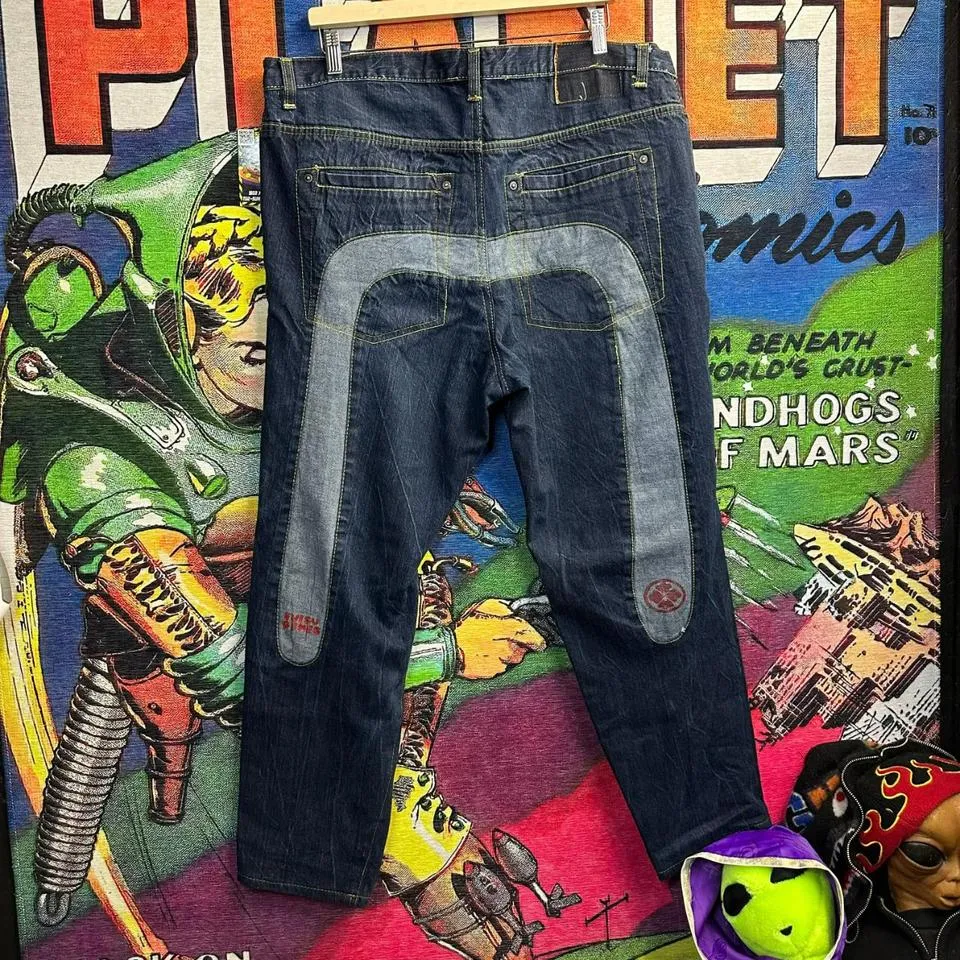 Evisu Men's Blue Jeans