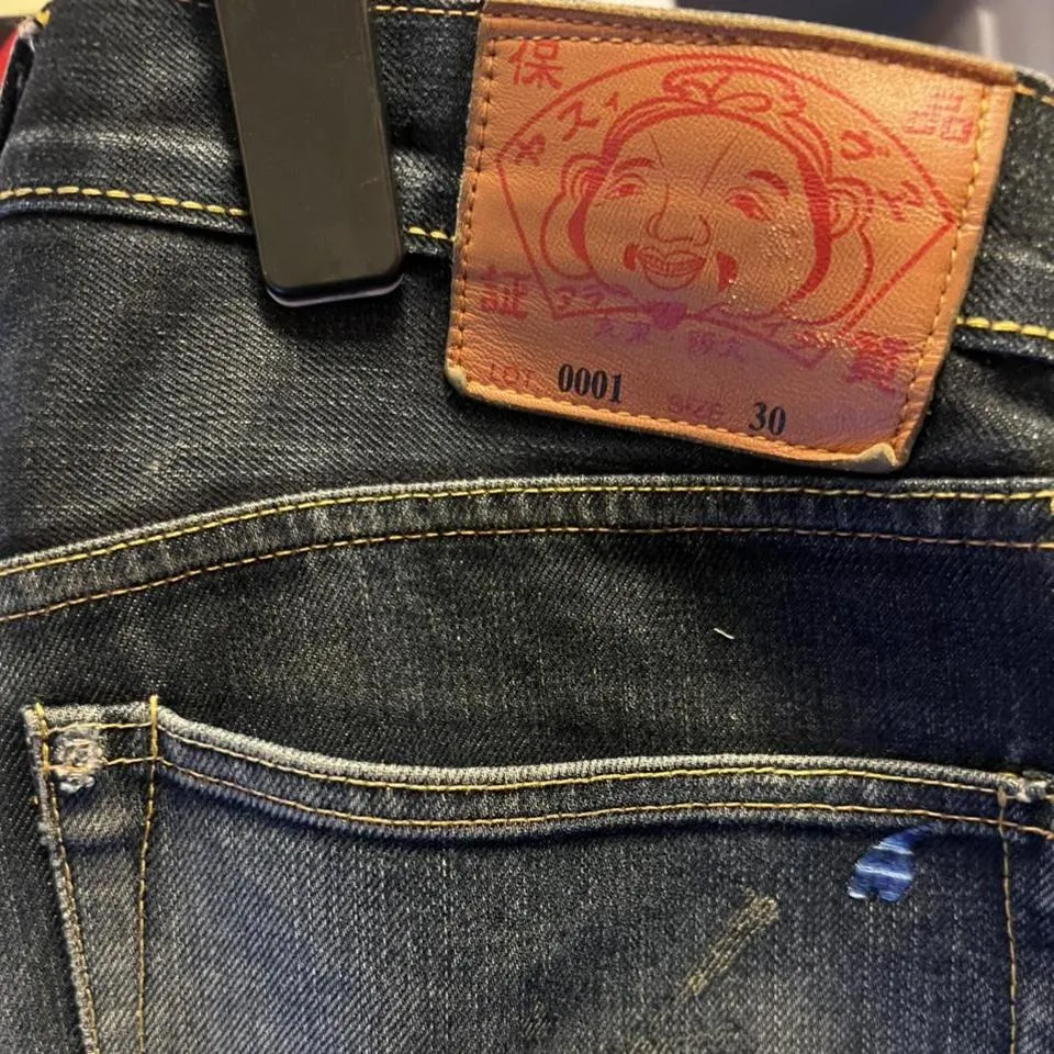 Evisu Men's Navy Jeans