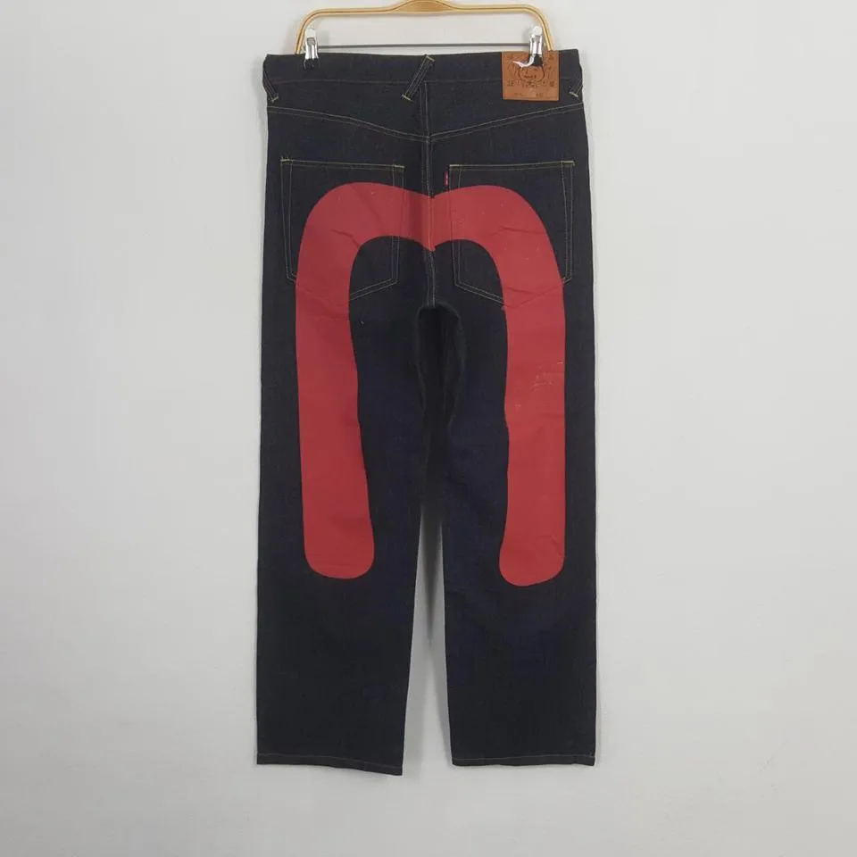 Evisu Men's Navy Jeans