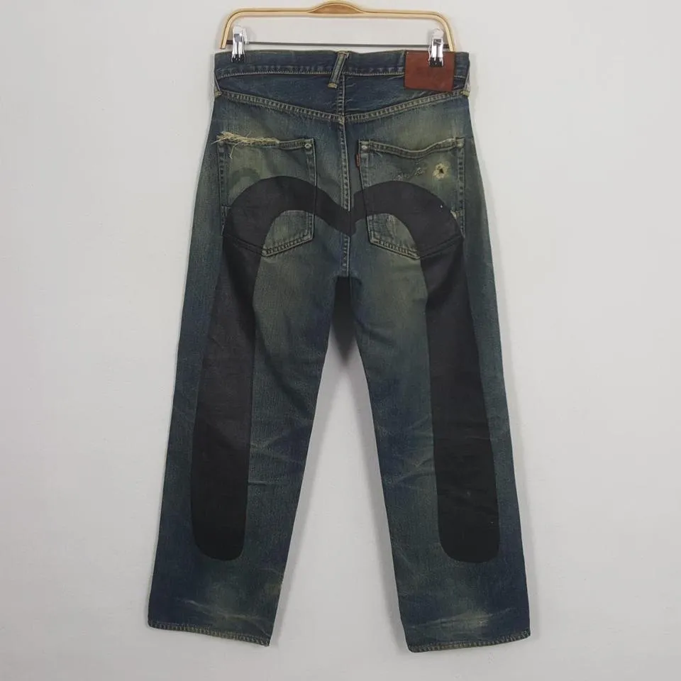 Evisu Men's Navy Jeans