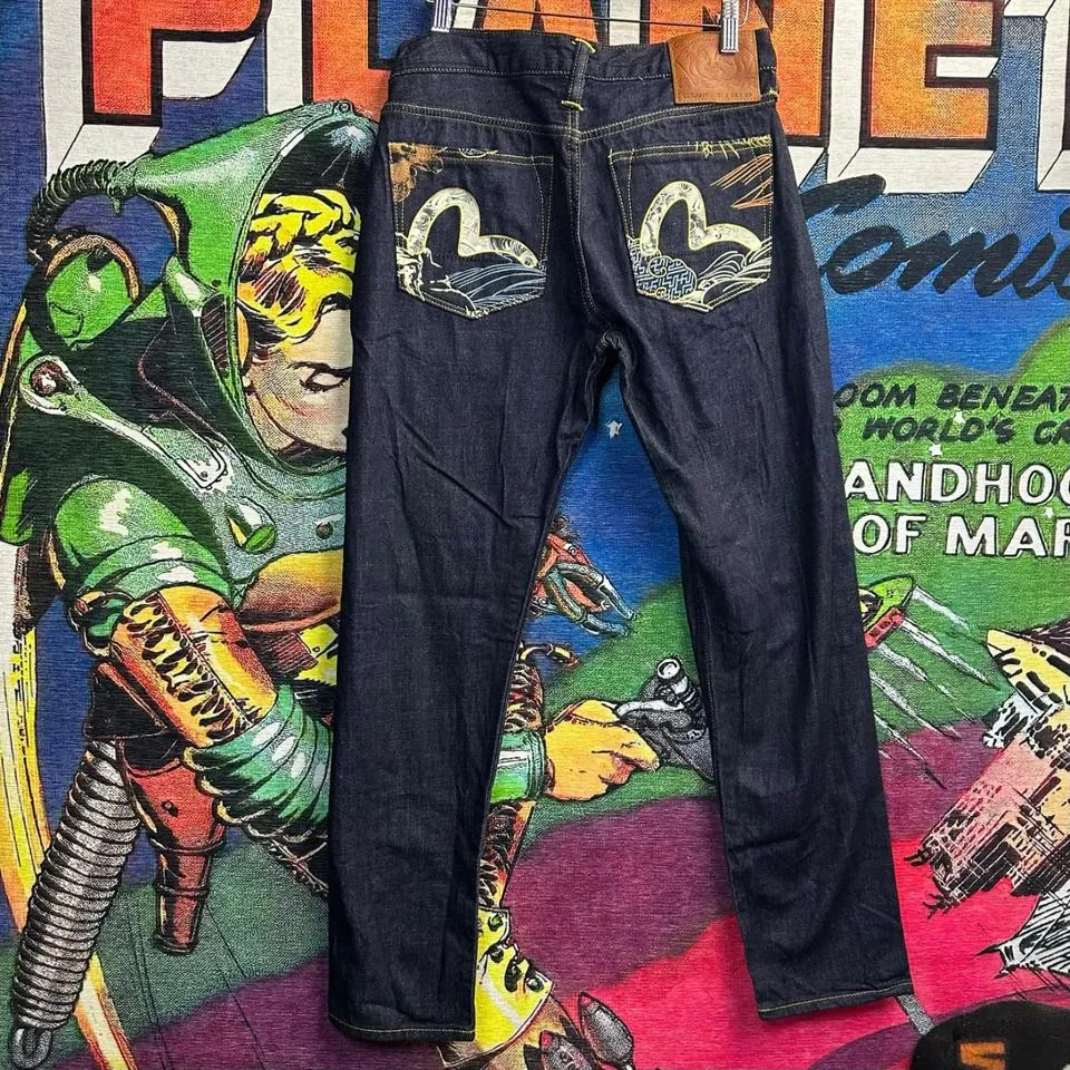 Evisu Men's Blue Jeans