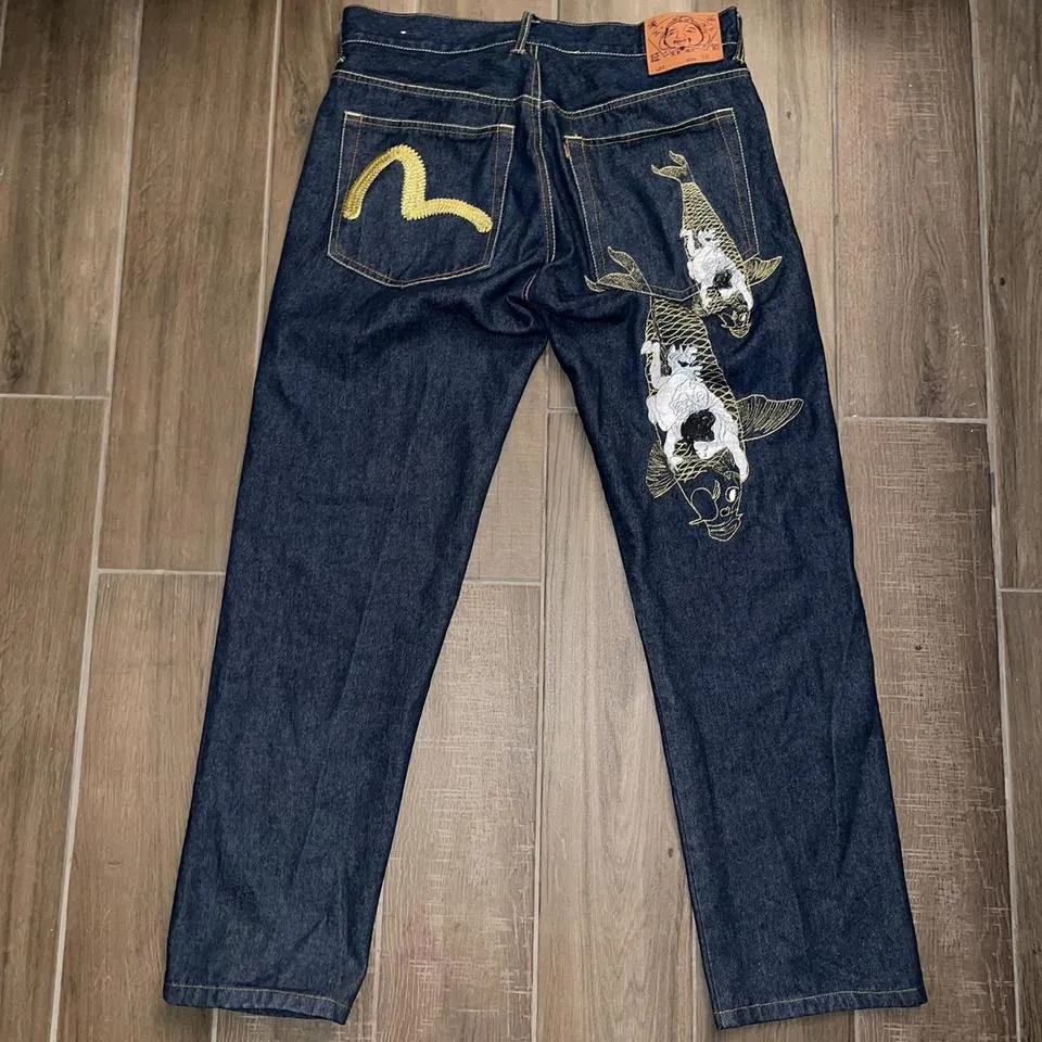 Evisu Men's Blue Jeans