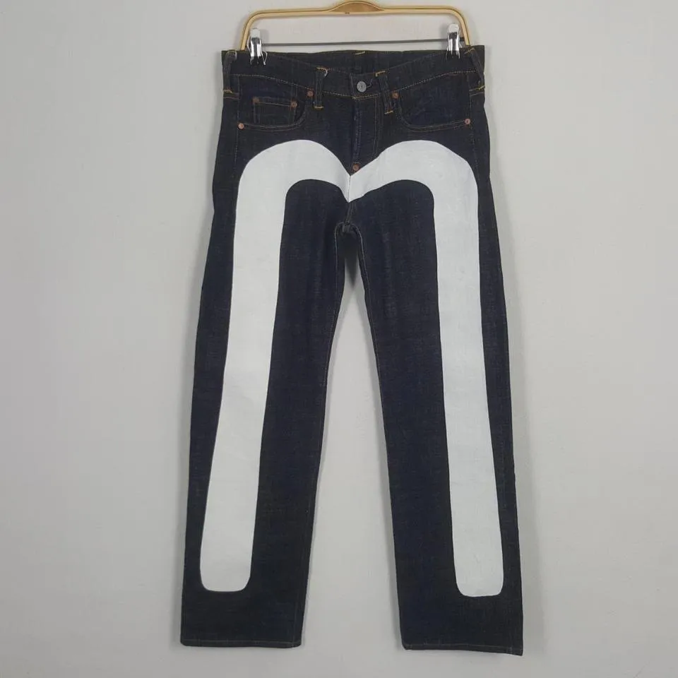 Evisu Men's Navy Jeans