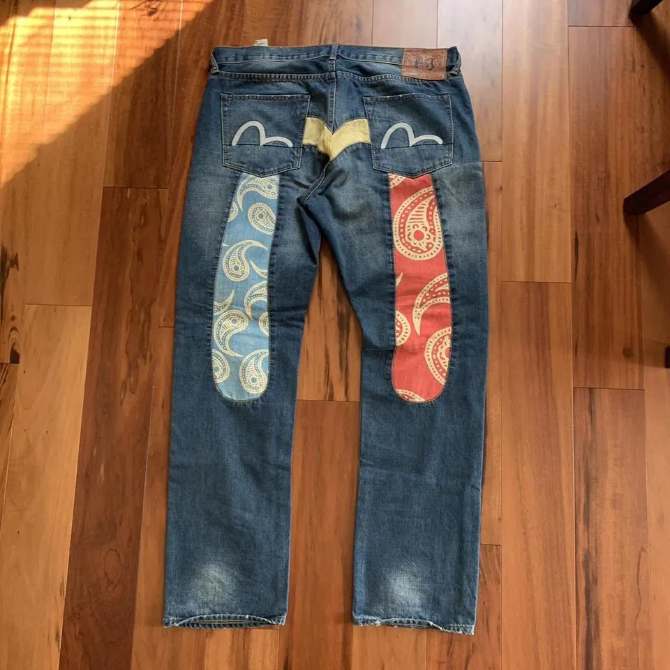 Evisu Men's Navy Jeans
