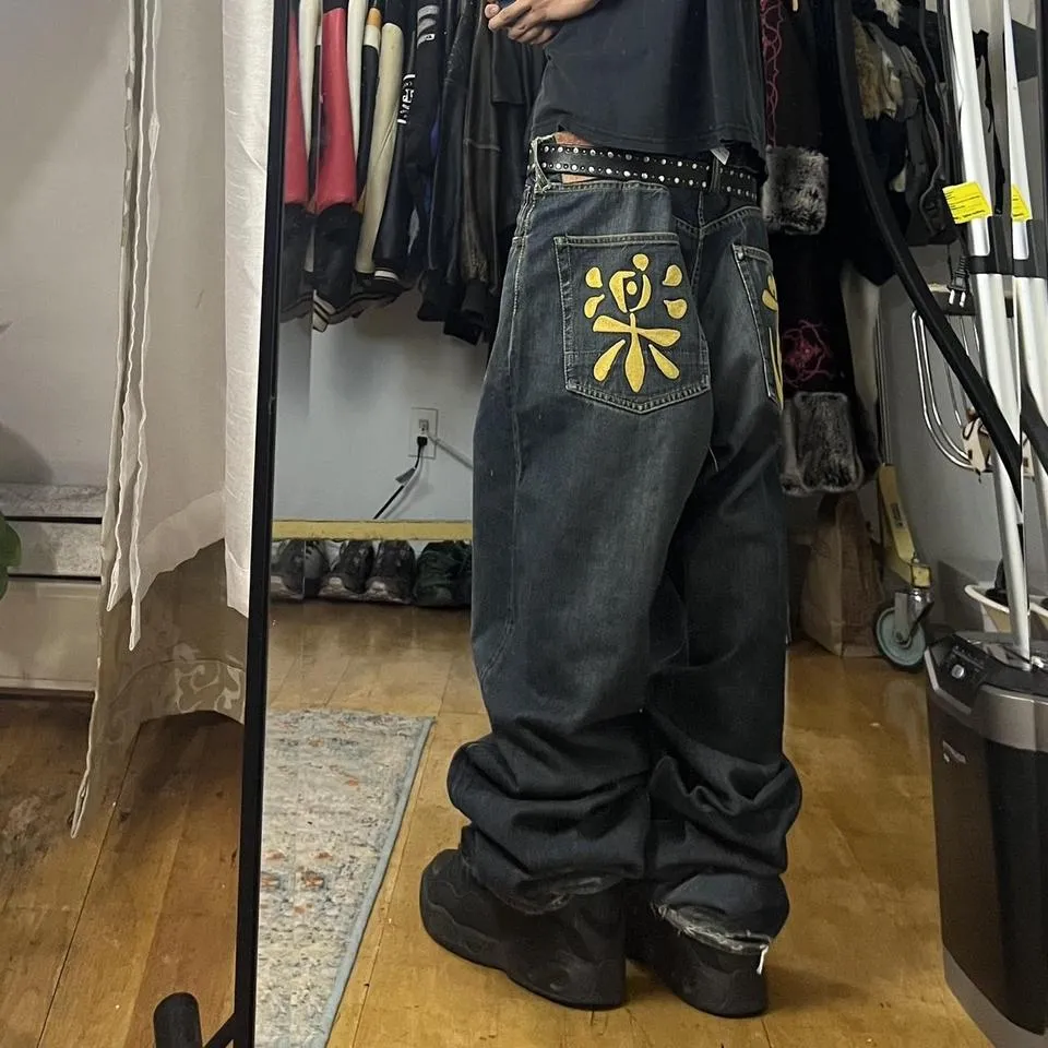Evisu Men's Navy Jeans