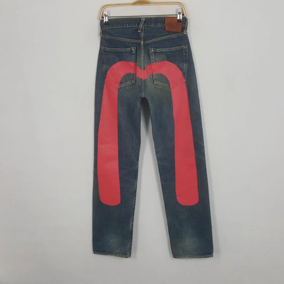 Evisu Men's Navy Jeans