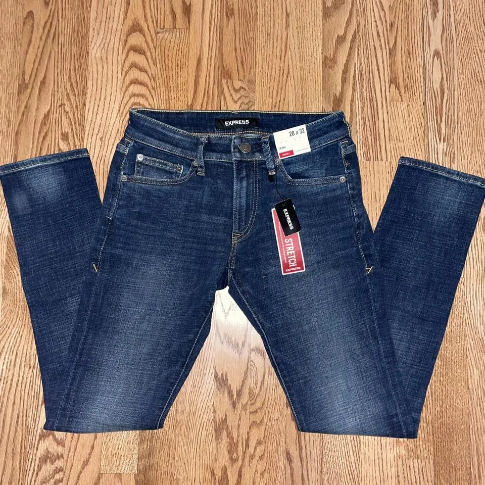 Express Men's Navy Jeans