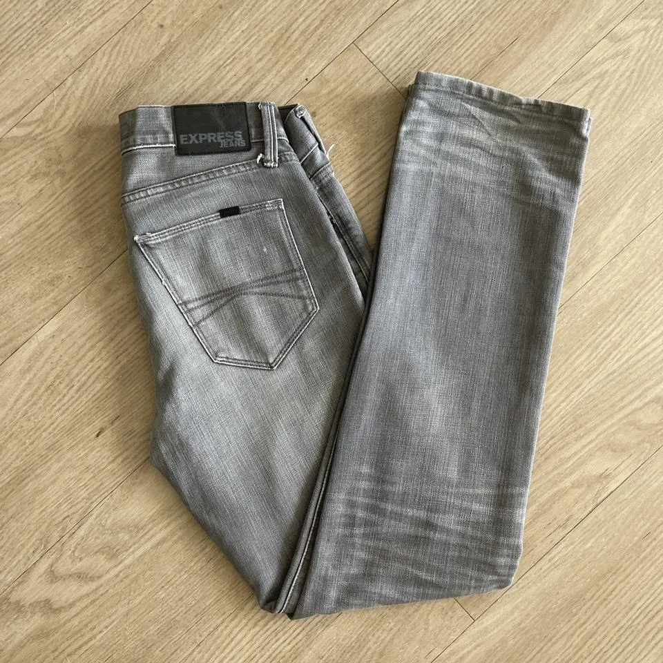 Express Men's Grey Jeans