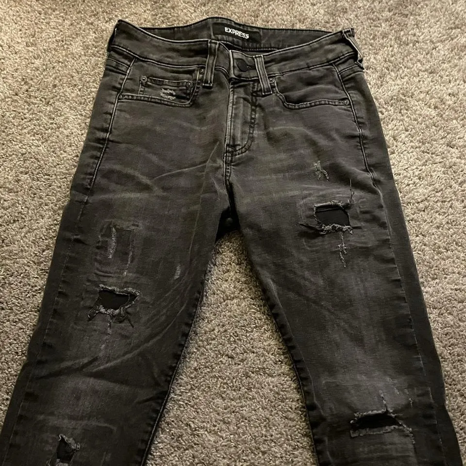 Express Men's Black Jeans