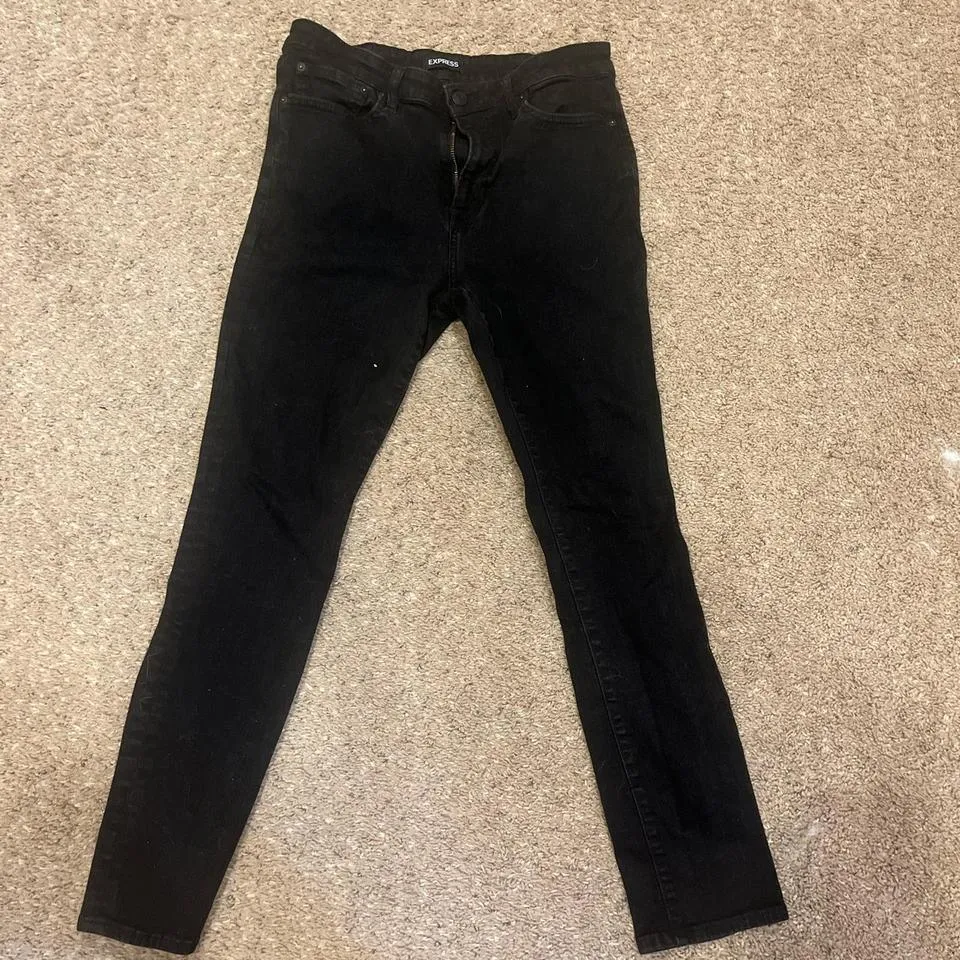 Express Men's Black Jeans