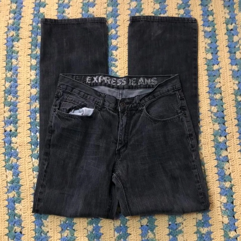 Express Men's Black Jeans