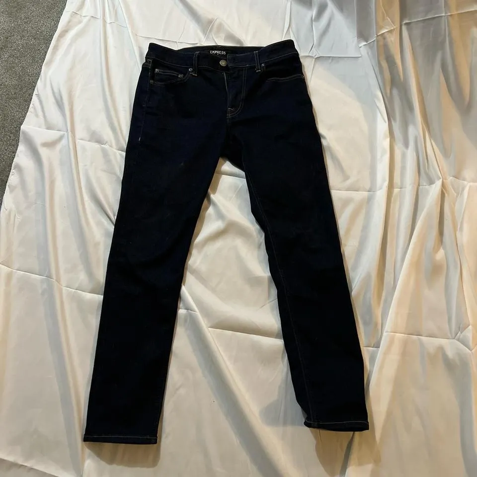 Express Men's Navy Jeans