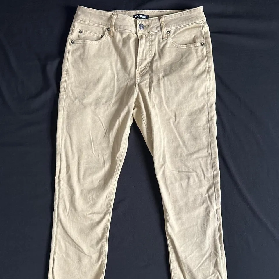 Express Men's Yellow Jeans