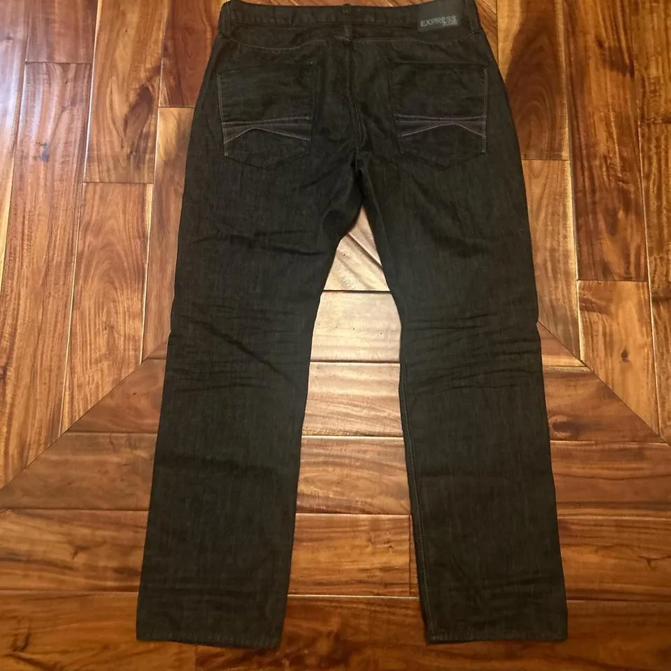 Express Men's Black Jeans