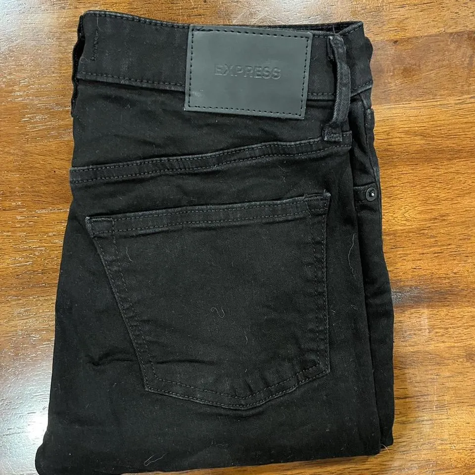 Express Men's Black Jeans