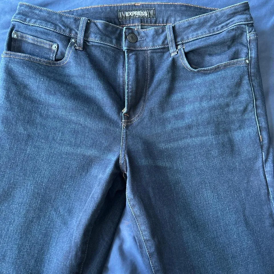 Express Men's Navy Jeans