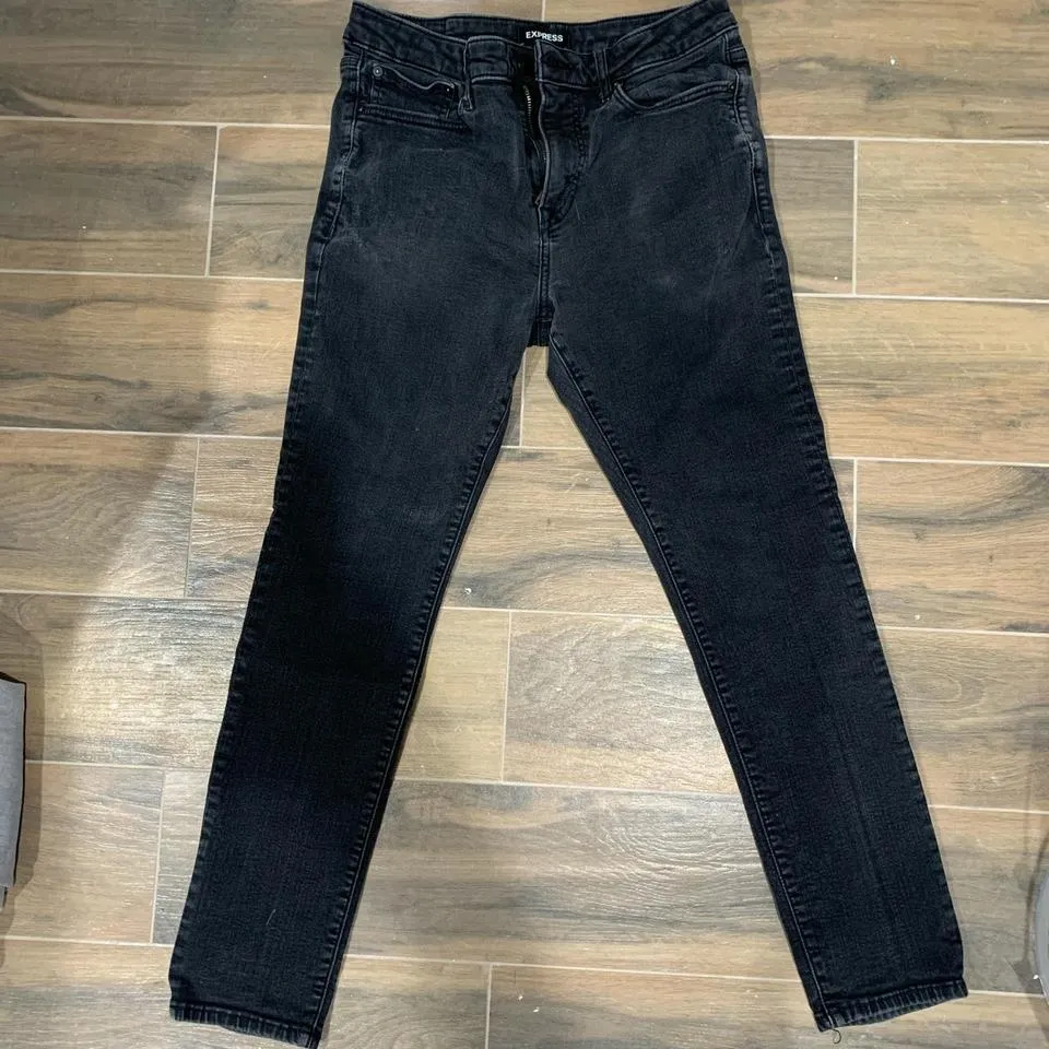 Express Men's Black Jeans
