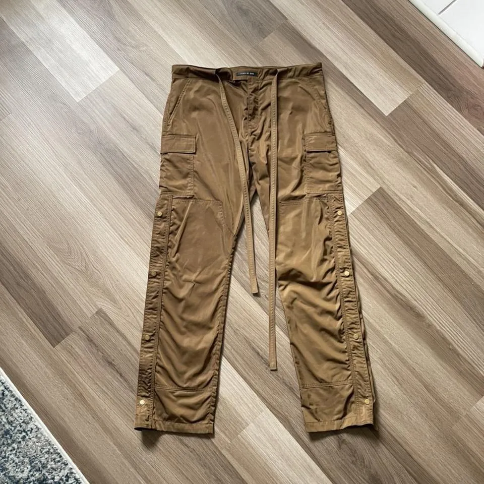 Fear of God Men's Khaki and Brown Jeans