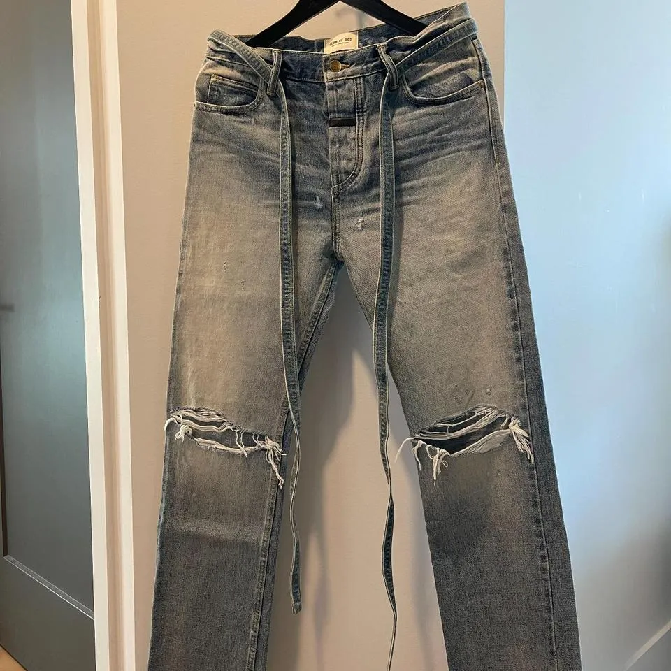 Fear of God Men's Blue Jeans