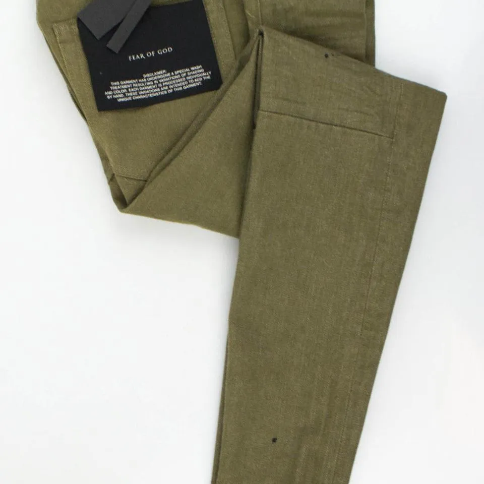 Fear of God Men's Green Jeans