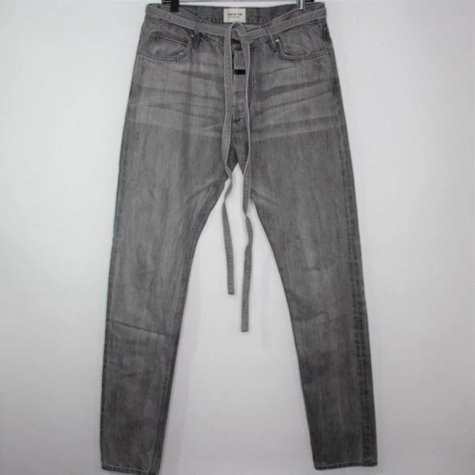 Fear of God Men's Grey Jeans