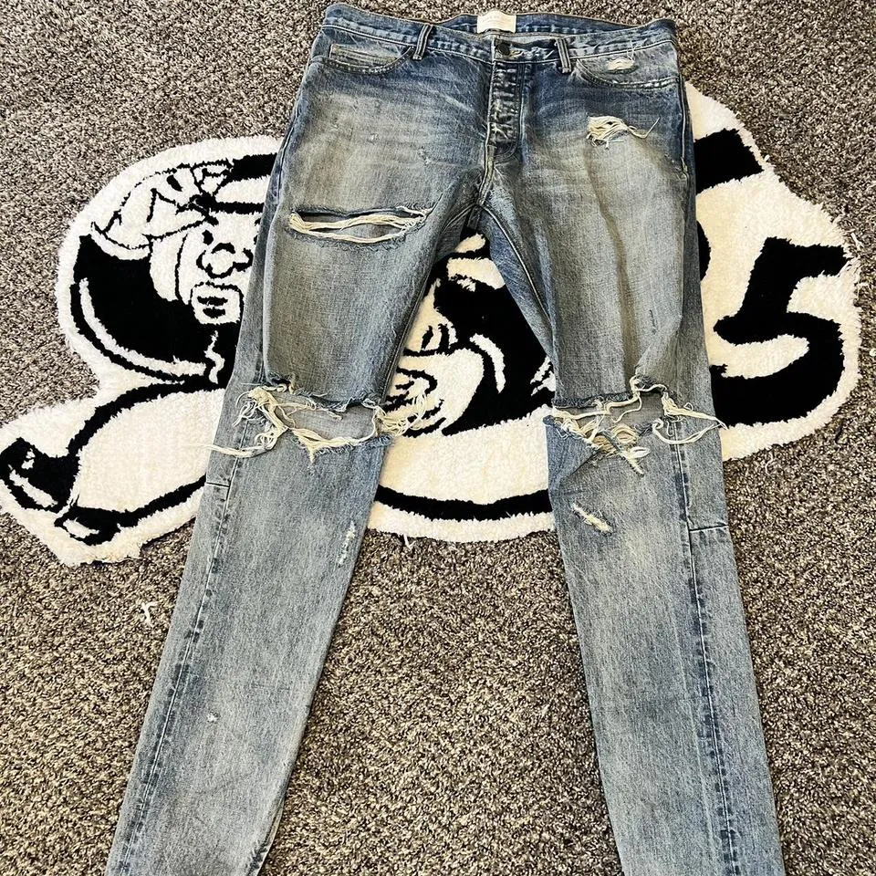 Fear of God Men's Blue Jeans