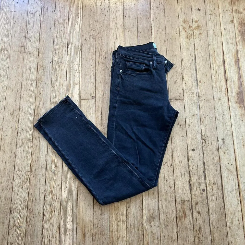 Frame Men's Black and Grey Jeans