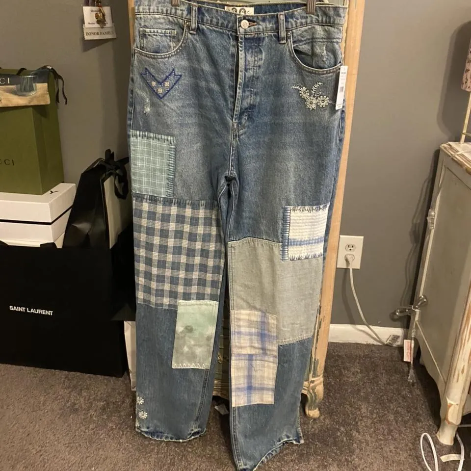 Free People Men's Blue Jeans