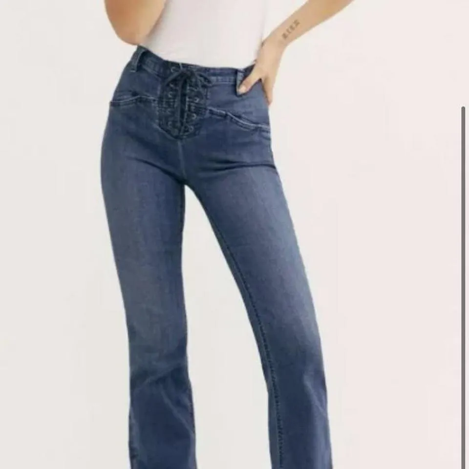 Free People Men's Navy Jeans