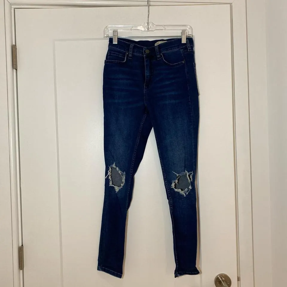 Free People Men's Navy Jeans