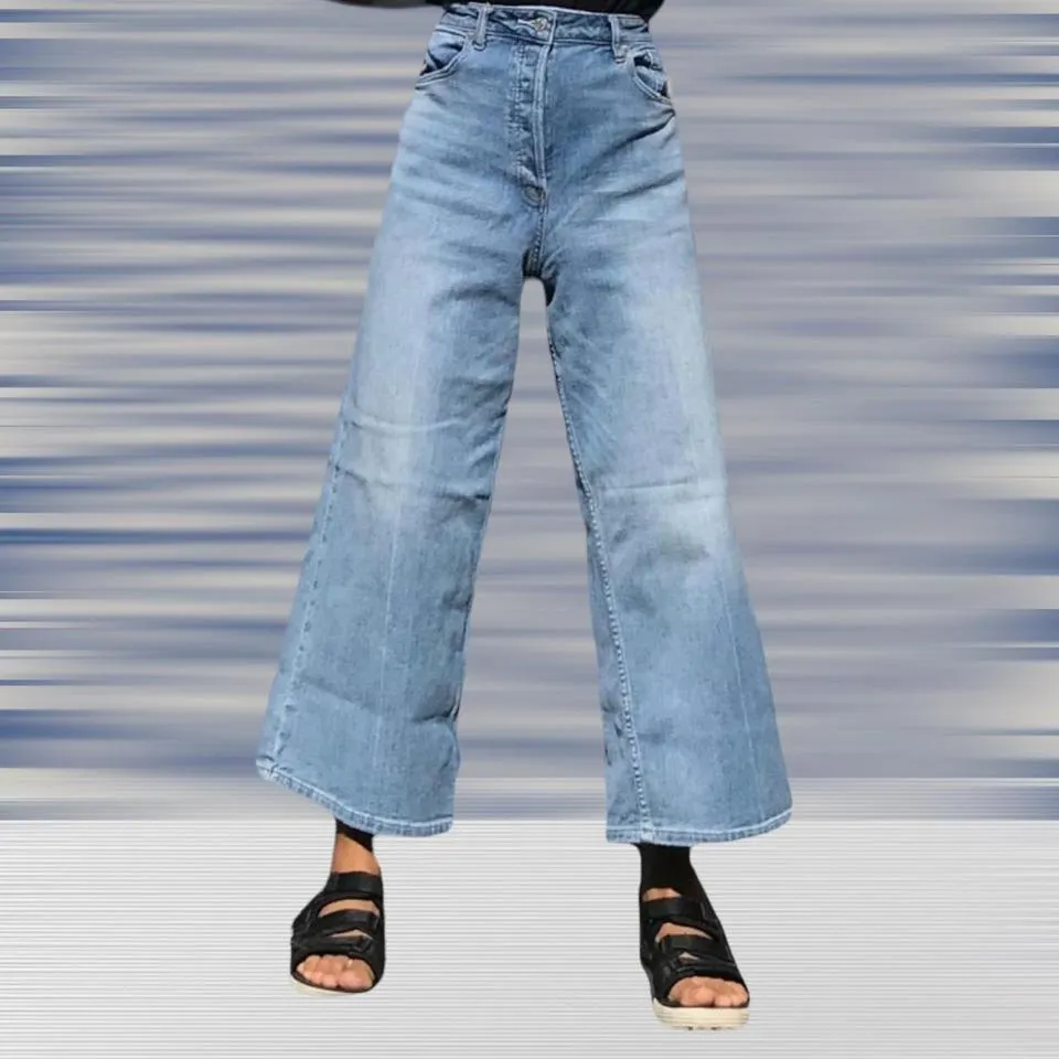 Free People Men's Blue and Navy Jeans