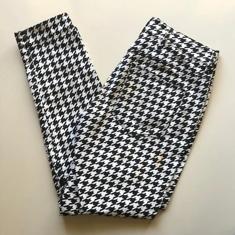 G-Star Men's Black and White Jeans