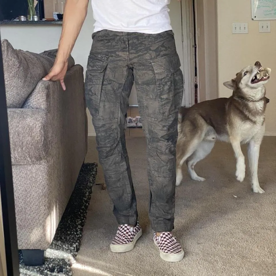 G-Star Men's Khaki and Brown Jeans