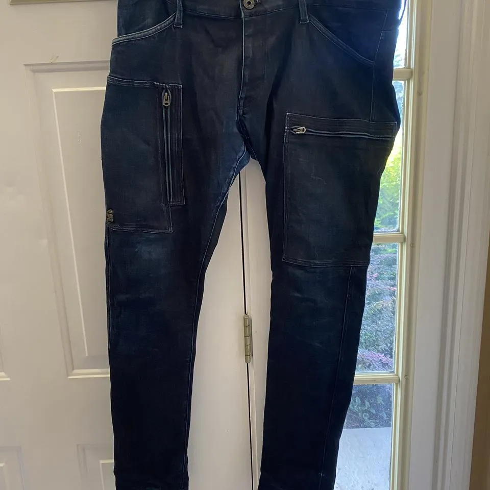 G-Star Men's Navy Jeans