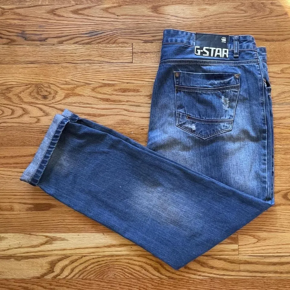G-Star Men's Blue Jeans