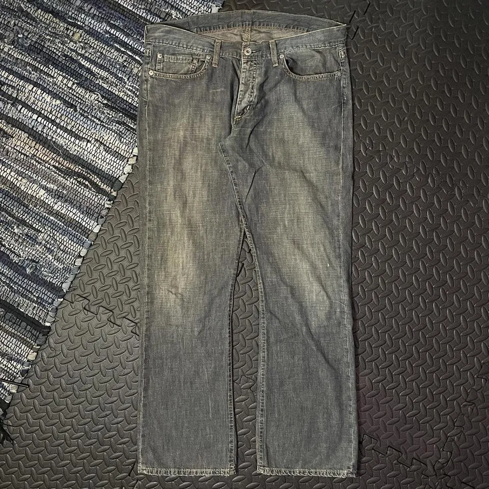 G-Star Men's Navy and Blue Jeans