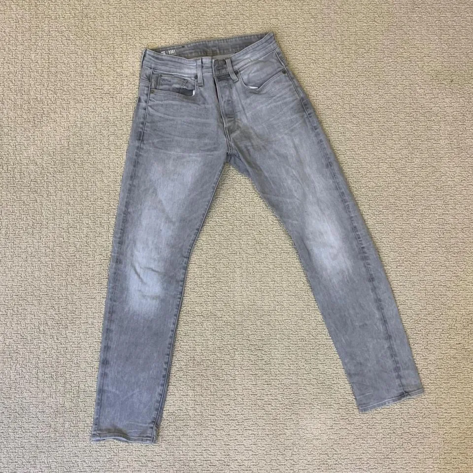 G-Star Men's Grey Jeans