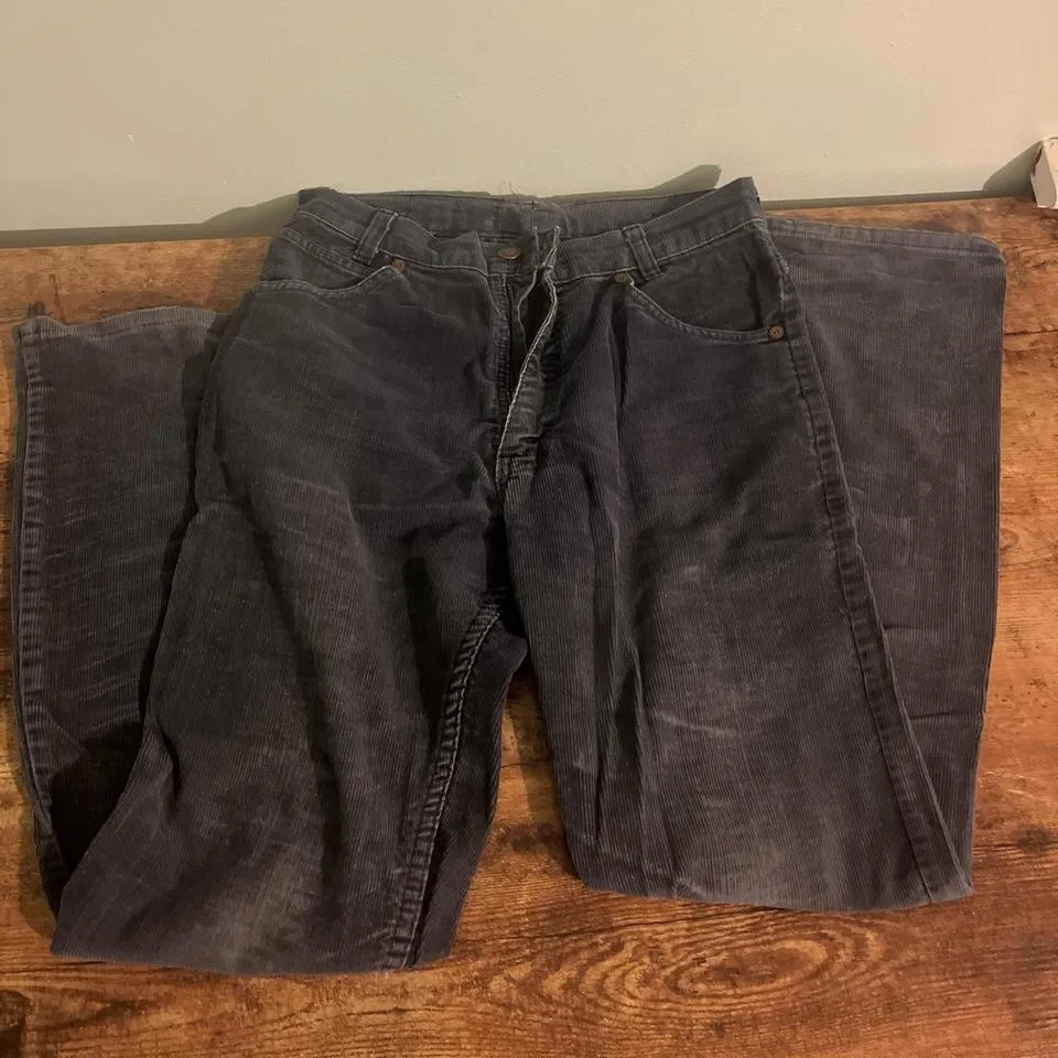 Gap Men's Navy and Grey Jeans