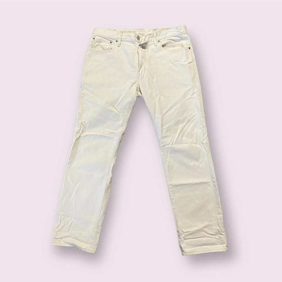 Gap Men's Cream Jeans