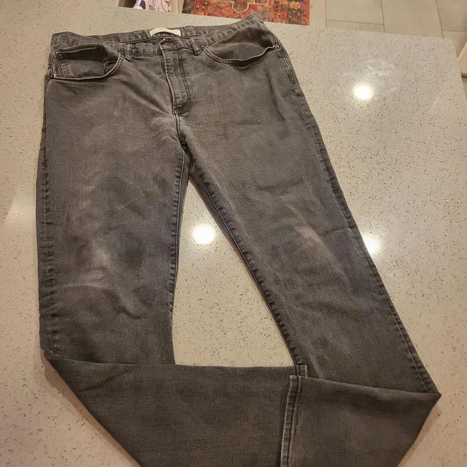 Gap Men's Black and Grey Jeans