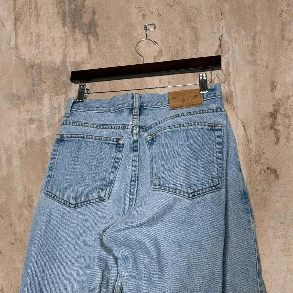 Gap Men's Blue and Tan Jeans
