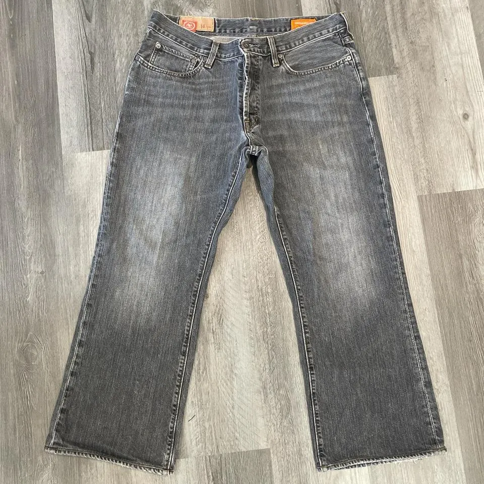 Gap Men's Black and Grey Jeans