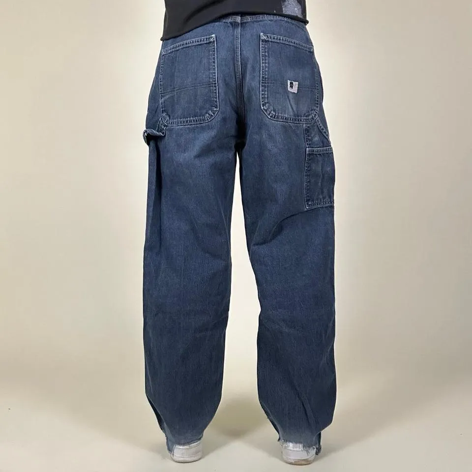 Gap Men's Blue and Navy Jeans