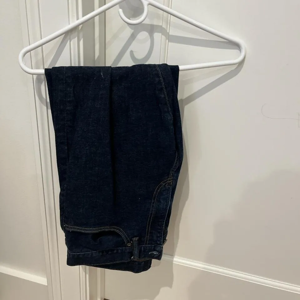 Gap Men's Navy and Blue Jeans