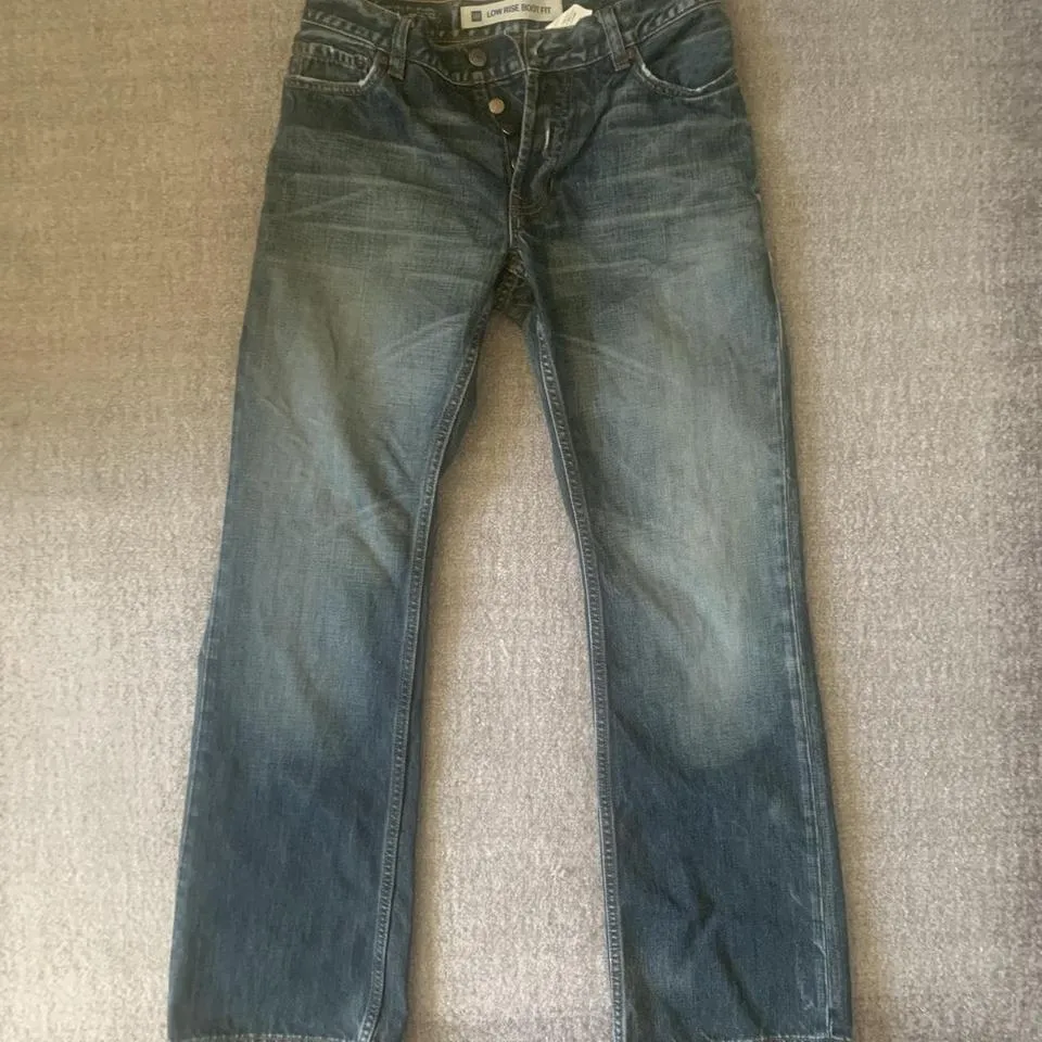 Gap Men's Blue and Navy Jeans