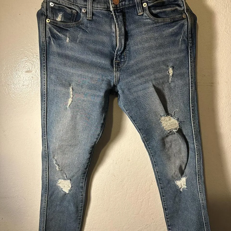 Gap Men's White and Blue Jeans
